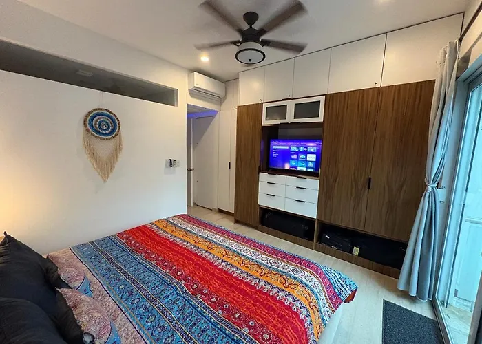 App 1 Room, Full Kitchen, 2 Private Balcon, Rooftop 24h Pool Sea View, Free Acces Gym *