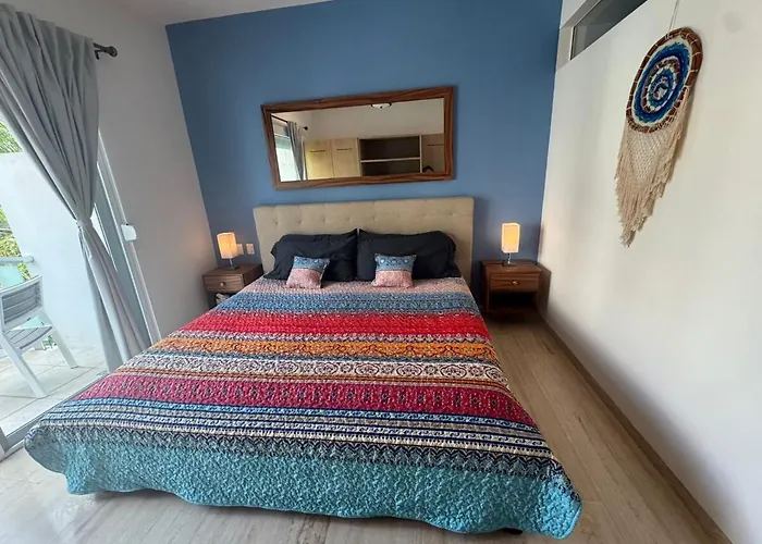 App 1 Room, Full Kitchen, 2 Private Balcon, Rooftop 24h Pool Sea View, Free Acces Gym Apartament Playa del Carmen