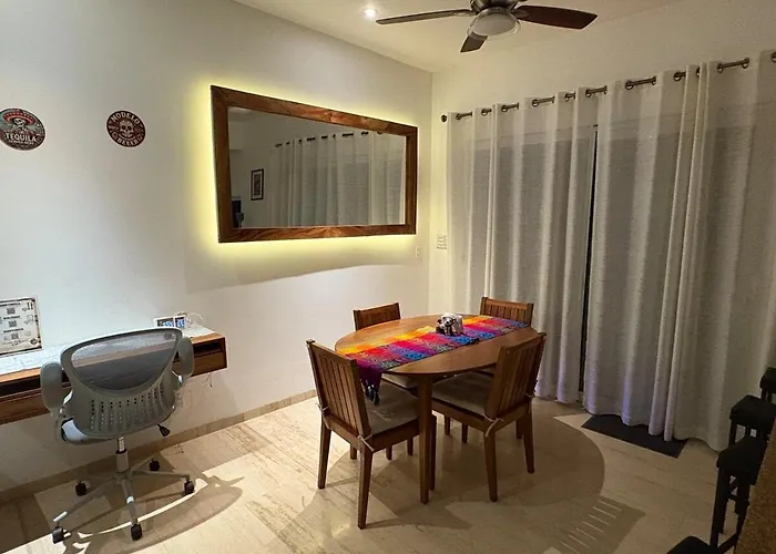 App 1 Room, Full Kitchen, 2 Private Balcon, Rooftop 24h Pool Sea View, Free Acces Gym * Playa del Carmen